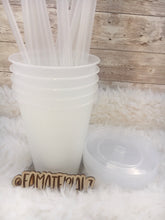 Load image into Gallery viewer, 16oz Clear Plastic cups (Set of 5)