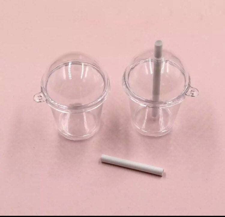 Clear Dome Keychain Cup