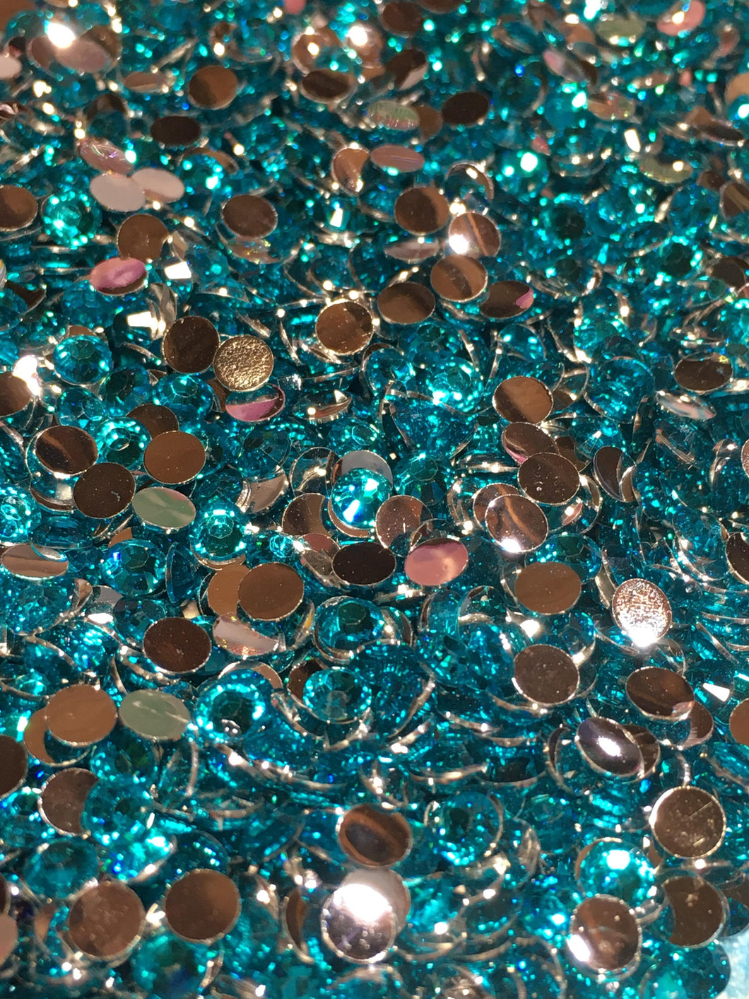 Capri Blue Rhinestones