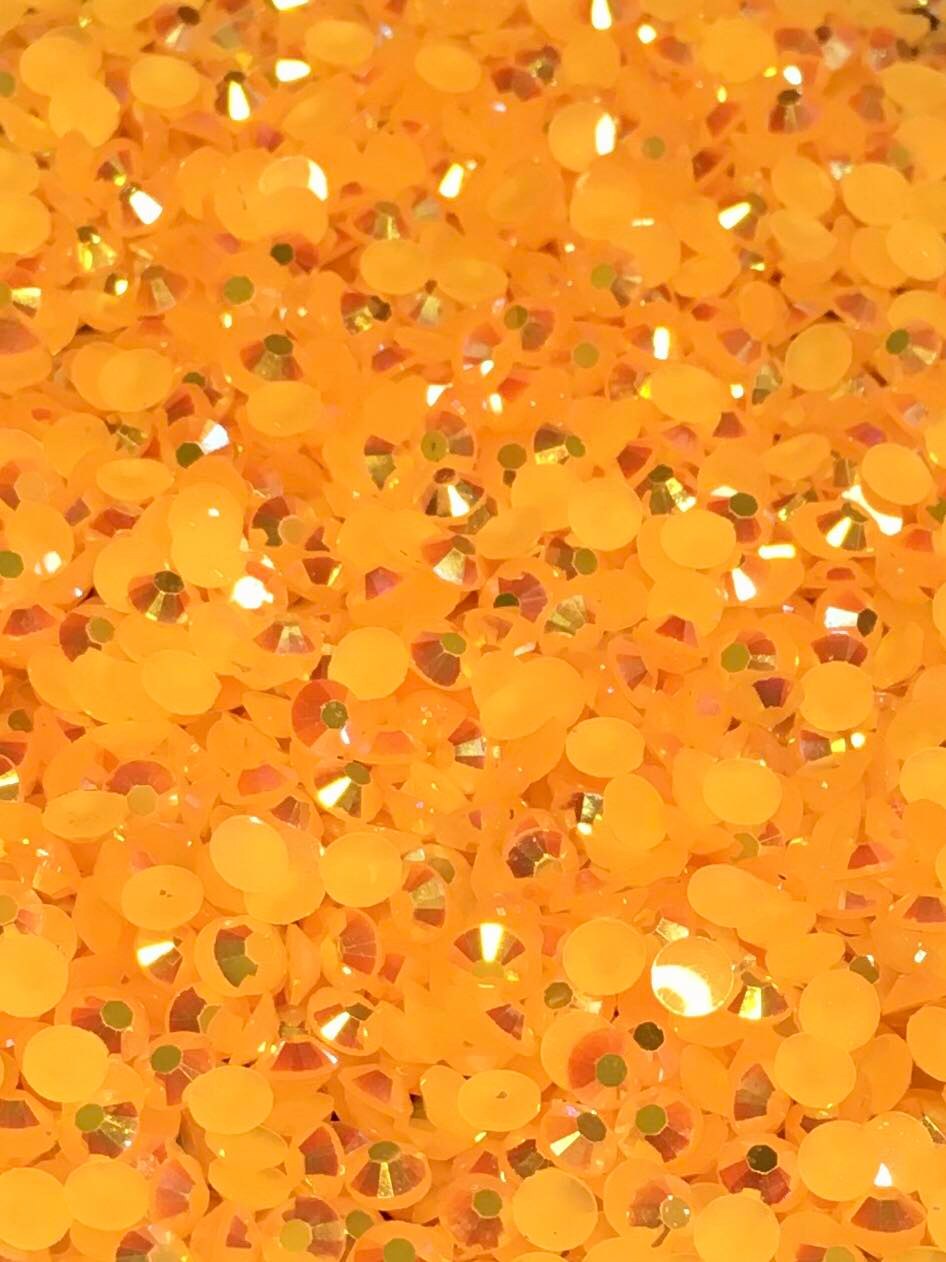 Light Orange AB Rhinestones